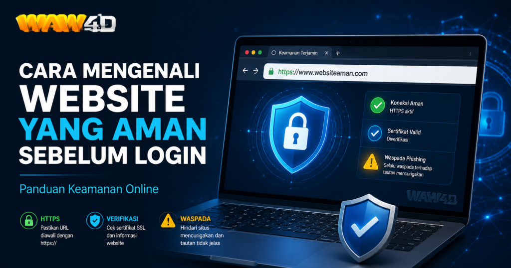 Cara mengenali website yang aman sebelum login dengan memeriksa HTTPS, SSL, dan tanda phishing