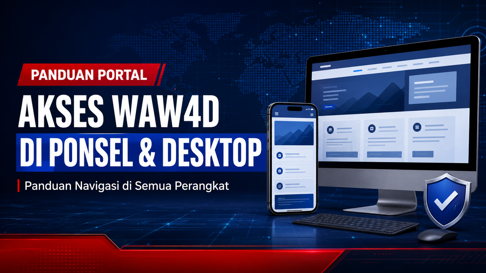 Panduan menggunakan Portal WAW4D di ponsel dan desktop