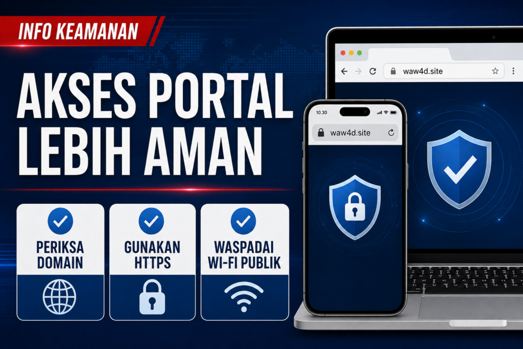 Tips akses Portal WAW4D lebih aman melalui ponsel dan desktop